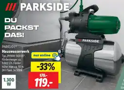 Lidl PARKSIDE Hauswasserwerk Angebot