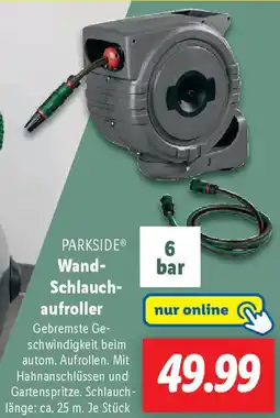 Lidl PARKSIDE Wand Schlauchaufroller Angebot