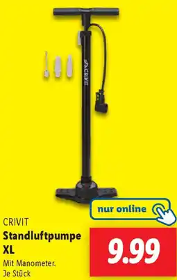 Lidl CRIVIT Standluftpumpe XL Angebot
