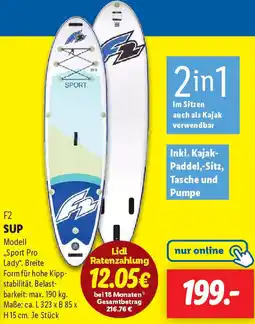 Lidl F2 SUP Angebot