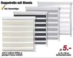 Poco Doppelrollo mit Blende Angebot