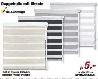 Poco Doppelrollo mit Blende Angebot