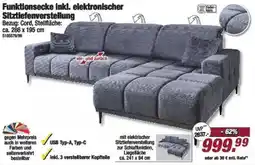 Poco Funktionsecke inkl. elektronischer Sitztiefenverstellung Angebot