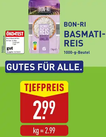 Aldi Nord Bon-ri basmati reis Angebot