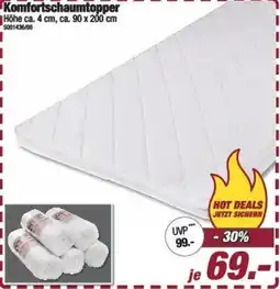 Poco Komfortschaumtopper Angebot