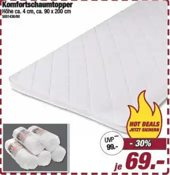 Poco Komfortschaumtopper Angebot