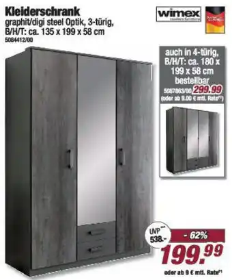 Poco Wimex Kleiderschrank Angebot