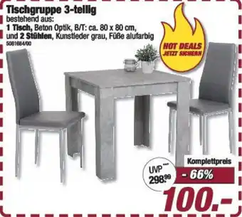 Poco Tischgruppe 3-teilig Angebot