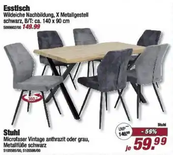 Poco Esstisch oder Stuhl Angebot