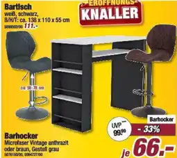 Poco Bartisch oder Barhocker Angebot
