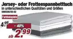 Poco Jersey- oder Frotteespannbetttuch Angebot
