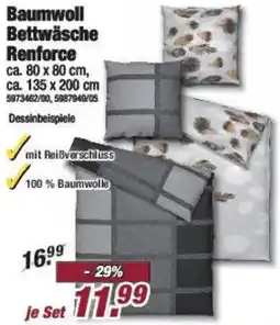 Poco Baumwoll Bettwäsche Renforce Angebot