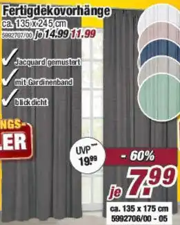 Poco Fertigdekovorhänge Angebot