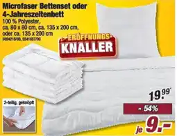 Poco Microfaser Bettenset oder 4-Jahreszeitenbett Angebot