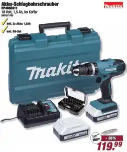 Poco Makita Akku-Schlagbohrschrauber HP488D011 Angebot