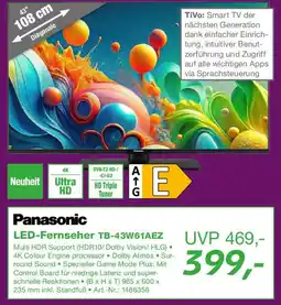 EP Panasonic LED-Fernseher TB-43W61AEZ Angebot