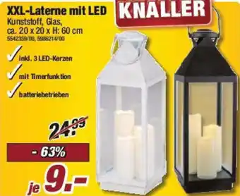 Poco XXL-Laterne mit LED Angebot