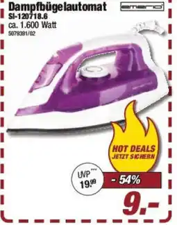 Poco Emerio Dampfbügelautomat SI-120718.6 Angebot
