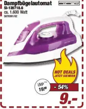 Poco Emerio Dampfbügelautomat SI-120718.6 Angebot