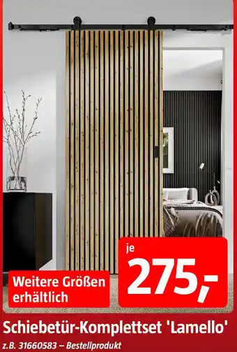 Bauhaus Schiebetür-Komplettset 'Lamello' Angebot