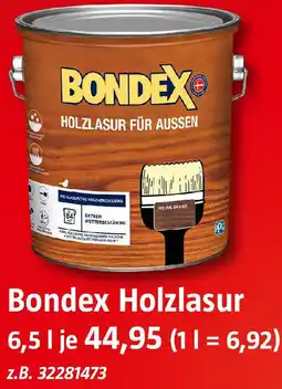 Bauhaus Bondex Holzlasur Angebot