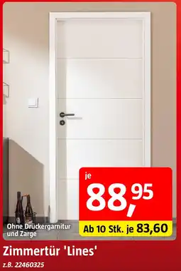Bauhaus Zimmertür 'Lines' Angebot