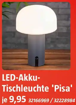 Bauhaus LED-Akku Tischleuchte 'Pisa' Angebot