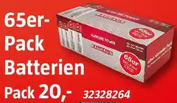 Bauhaus 65er-Pack Batterien Angebot