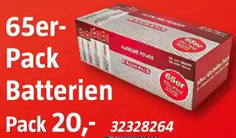 Bauhaus 65er-Pack Batterien Angebot