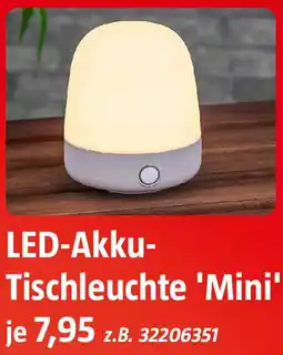 Bauhaus LED-Akku Tischleuchte 'Mini' Angebot