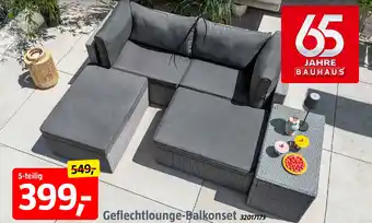 Bauhaus Geflechtlounge-Balkonset Angebot