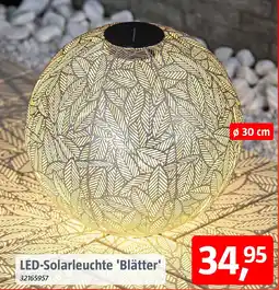 Bauhaus LED-Solarleuchte 'Blätter' Angebot