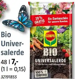 Bauhaus COMPO Bio Universalerde Angebot