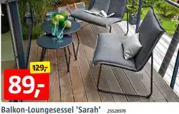 Bauhaus Balkon-Loungesessel 'Sarah' Angebot