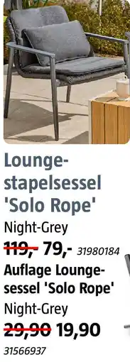 Bauhaus Loungestapelsessel 'Solo Rope' Angebot