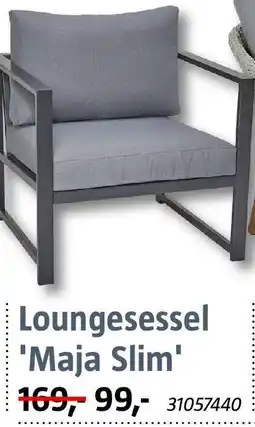 Bauhaus Loungesessel 'Maja Slim' Angebot