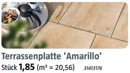 Bauhaus Terrassenplatte 'Amarillo' Angebot