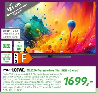 EP We. by LOEWE. OLED-Fernseher We. SEE 48 oled Angebot