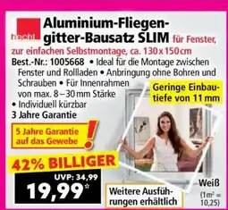 Norma Aluminium-Fliegen-gitter-Bausatz SLIM Angebot