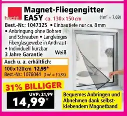 Norma Magnet-Fliegengitter EASY ca. 130 x 150 cm Angebot