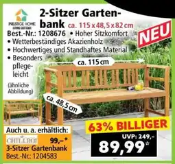 Norma 2-Sitzer-Gartenbank Angebot