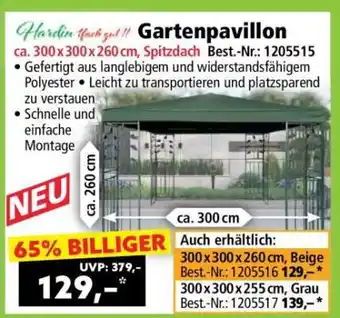 Norma Gartenpavillon Angebot