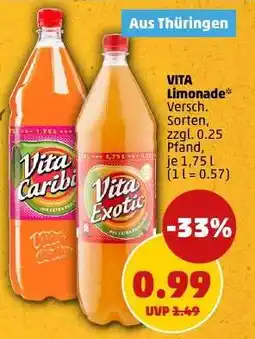 PENNY VITA Limonade Angebot