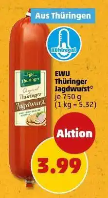 PENNY EWU Thüringer Jagdwurst Angebot