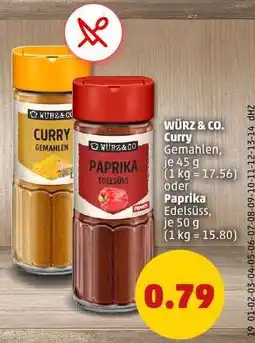 PENNY WÜRZ & CO. Paprika Edelsüß Angebot