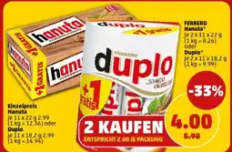 PENNY FERRERO Hanuta Angebot