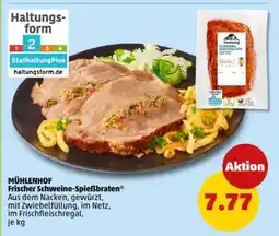 PENNY MÜHLENHOF Frischer Schweine-Spießbraten Angebot