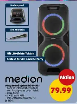 PENNY Party-Sound-System MD46475 Angebot