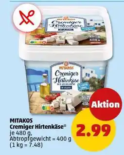 PENNY MITAKOS Cremiger Hirtenkäse Angebot