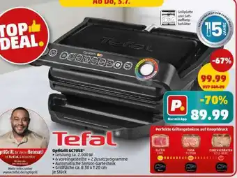 PENNY Tefal OptiGrill GC7058 Angebot